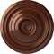 Ekena Millwork Traditional Ceiling Medallion (Fits Canopies up to 4"), 14 3/4"OD x 1 3/4"P, Copper Penny CM14TRCPS - alternate 1